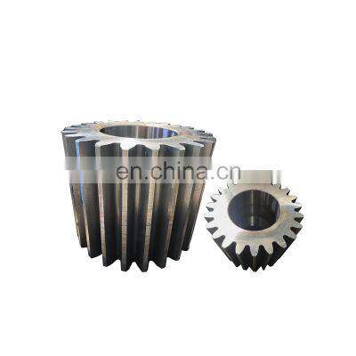 OEM Stainless steel high precision custom standard M1 M1.5 steel black oxide straight spur gear