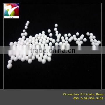 65% ZrO2 wear resist 2.0mm zirconia abrasive Y-TZP