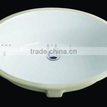 ceramic oval under counter wash basin (BSJ-C807)