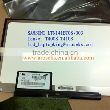 Hot sale! LTN141BT08-003 Fru:04W0433 lcd monitor for Lenovo T400S T410S