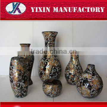 New arrival Chinese style unique mosaic glass turkish vases