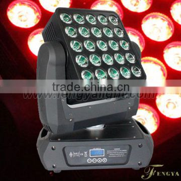 25x12W 4 in 1 led moving head rgbw stage light
