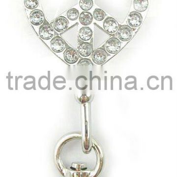 metal heart shaped key chain snap hook, various ball designs and good quality,can add your logo