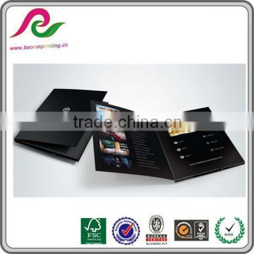 2016 trending products promotional digital lcd video brochure card