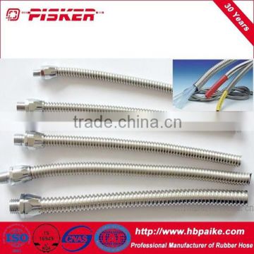 stainless steel 304 braided hose/stainless steel wire braid flexible plumbing hose,stainless steel braided water hose