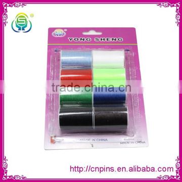 Hot sale cheap 100% 402 spun polyester siver sewing thread