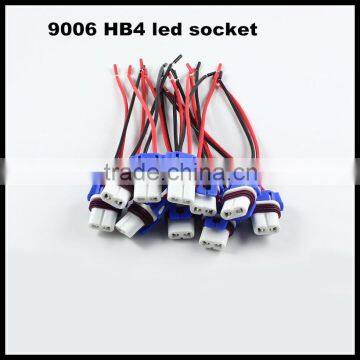 HB4/9006 Resistance to high temperature ceramic Wiring Harness Socket Car Wire Connector Cable Plug Adapter DC12V