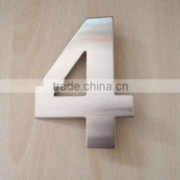 Stainless steel door number for house