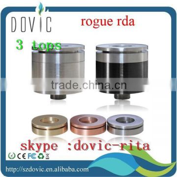 22 mm 3 caps brass /copper /ss clone rda rogue atomizer wholesale