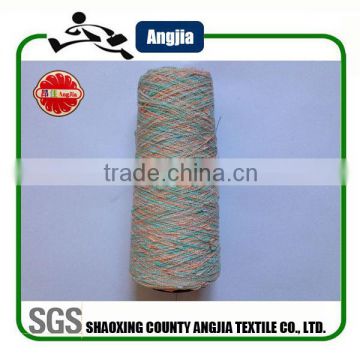 Blended knot yarn with space dyeing hand knitting yarn