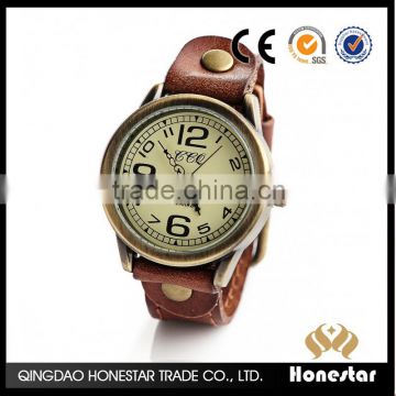 wholesale china leather watch women quartz watch