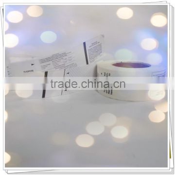 roll adhesive Thermal strength film for baggage tag and logistic labels