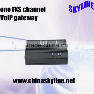 1 port FXS VoIP gateway,support ITU H.323V4 and IETF SIPV2