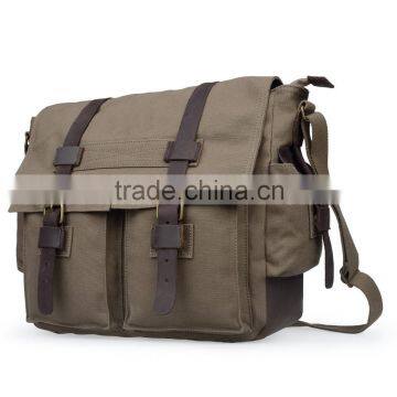 British Style Canvas Dslr camera bag