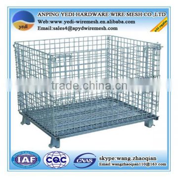 hot sale anping yedi folding storage cage with wheels supplier