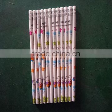 China supplier hb natural wooden pencil
