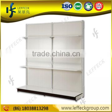 Customized wall mounted convenience store metal display shelf