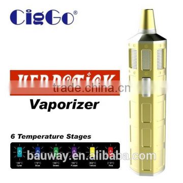 2017 trending items smoke stick kit best seller vape mod CigGo Herbstick dry herb vaporizer vape mod vapour cigarette