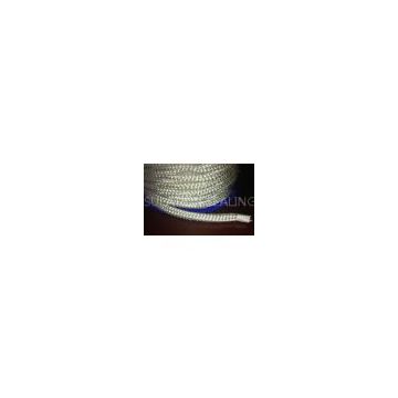 White Fireproof High Temperature Fiberglass Round Rope For Insulation