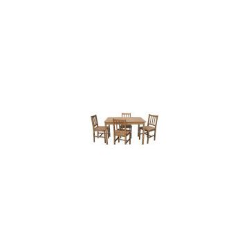 Solid wood dining tables and chairs