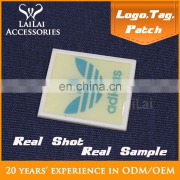 High Quality soft rubber label and tags 3d embossed silicone rubber label for cloth