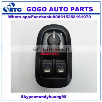 electric power window switch 6552WP 24 PIN ILLUMINATED BY ORANGELED forPEUGEOT 206,207 C ITROEN C2 FIAT SCUDO 02-04