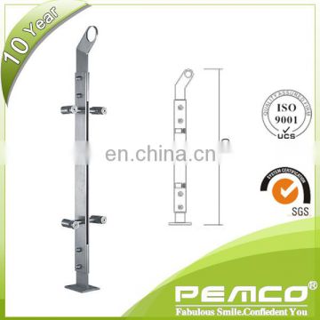 Foshan PEMCO Factory adjustable stairs glass side mounting baluster