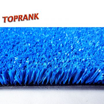 Blue color outdoor artificial turf for tennis court paddle grass