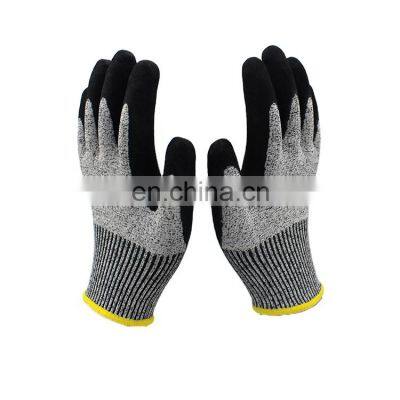 13g Anti-Cut Sandy Finish Palm Cut Resistant Gloves
