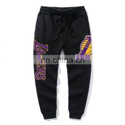 men's Plus size trousers Custom brand wholesale casual jogging pants tethered tight fitness sweatpants