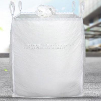 Flat Bottom Bottom Option (Discharge) Recyclable PP Woven Big Bag Sack for Transport granule