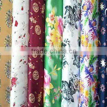 Printing satin fabric