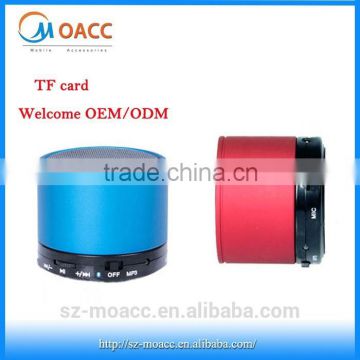 with TF card portable round bluetooth speaker