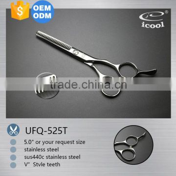 ICOOL UFQ-525T hot sale high quality straight thinning scissor