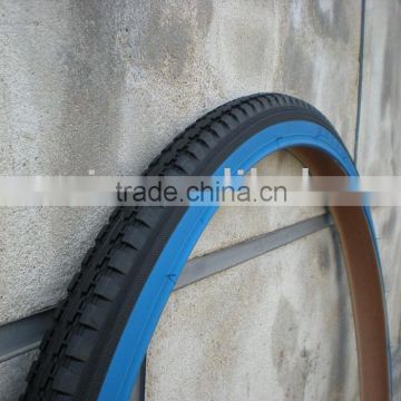 color bicycle tyre