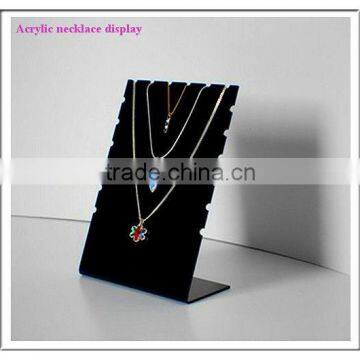 L shape acrylic necklace display holder