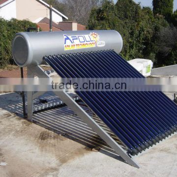 high pressure solar water heater system with heat pipe vacuum tube