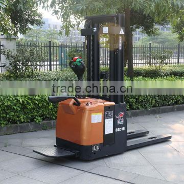 Factory price Battery Operated Powered 1.6T Electric Stacker CDD16
