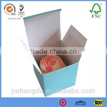 Professional Customization White Cupcake Box With Flat Packing