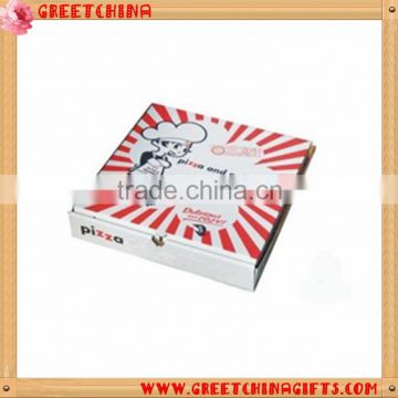 Craft paper packing take out pizza box