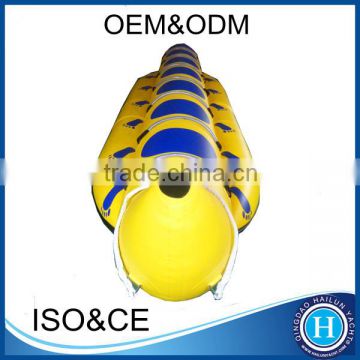 (CE)pvc material 5.5m 7 passengers banana inflatable river boat for sale