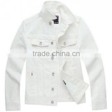 2016 Spring Boys white jeans jacket