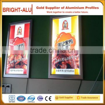 Various design aluminum light box advertising backlit billboard and aluminium LED panel lighting display profile