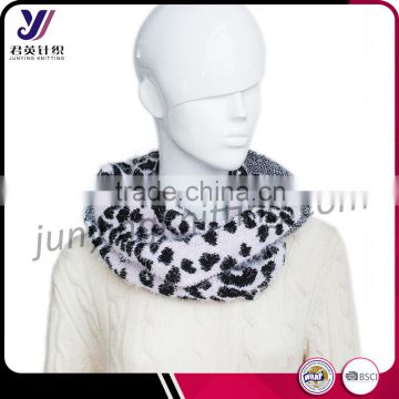 Unisex winter warm cable knitted scarf neckwarmer infinity knit scarf wholesale sales (accept custom)