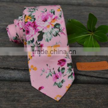 Top Brand Newest Unique Custom Funny Wholesale Mens skinny floral tie
