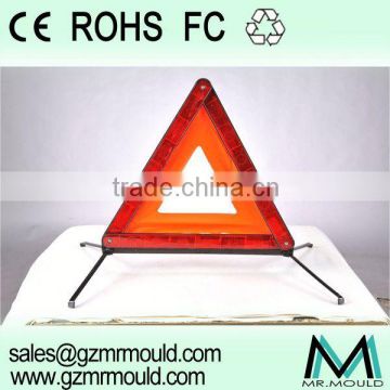 pmma/abs portable car driving safety warning triangle