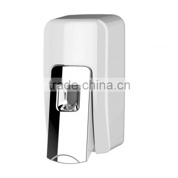Plastic 600ml wall mounted manual liquid soap dispenser for hotel