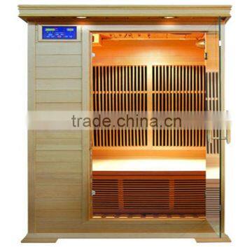 Canadian Hemlock One Person Sauna Room,Far Infrared Sauan with Carbon Nano Heater