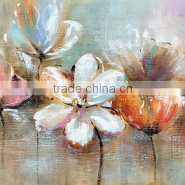 2016 High Quality Home Decoration Modern Canvas Flower Oil Painting