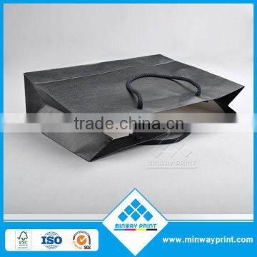 Large capacity cheap brown paper bags with handles wholesale